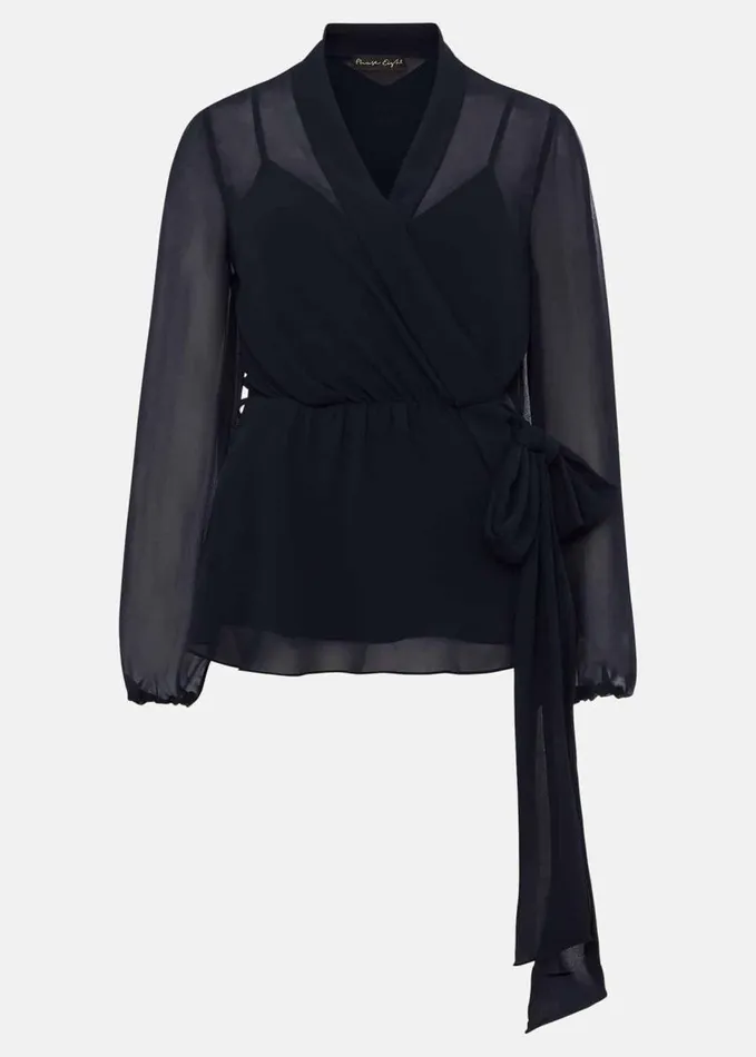 Phase Eight Florentine CoOrd Top Navy Women Tops and TShirts