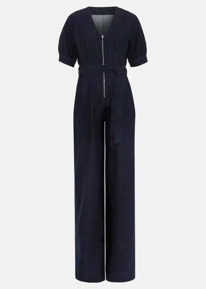 Phase Eight Florisa Denim Jumpsuit Mid Wash Women Dresses