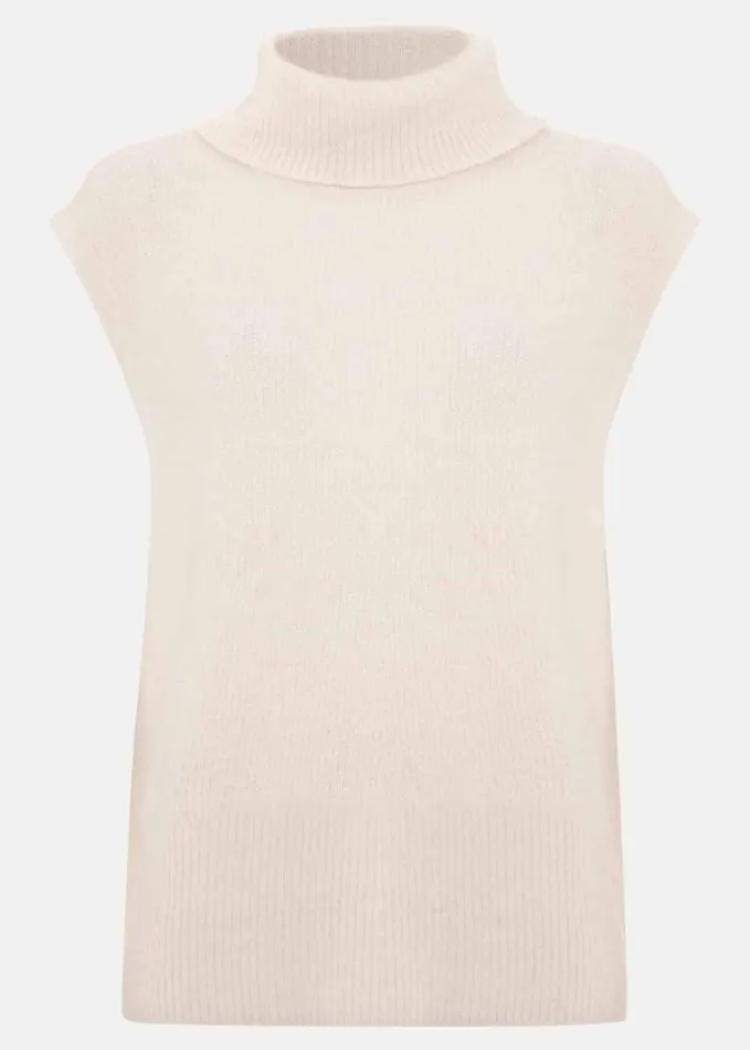 Phase Eight Ginny Ivory Cowl Neck Tabard Winter White Women Knitwear