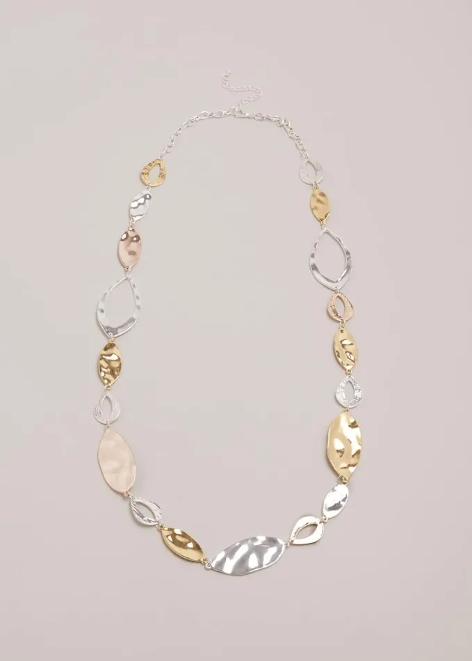 Phase Eight Gold And Silver Link Necklace Multicoloured Women Jewellery