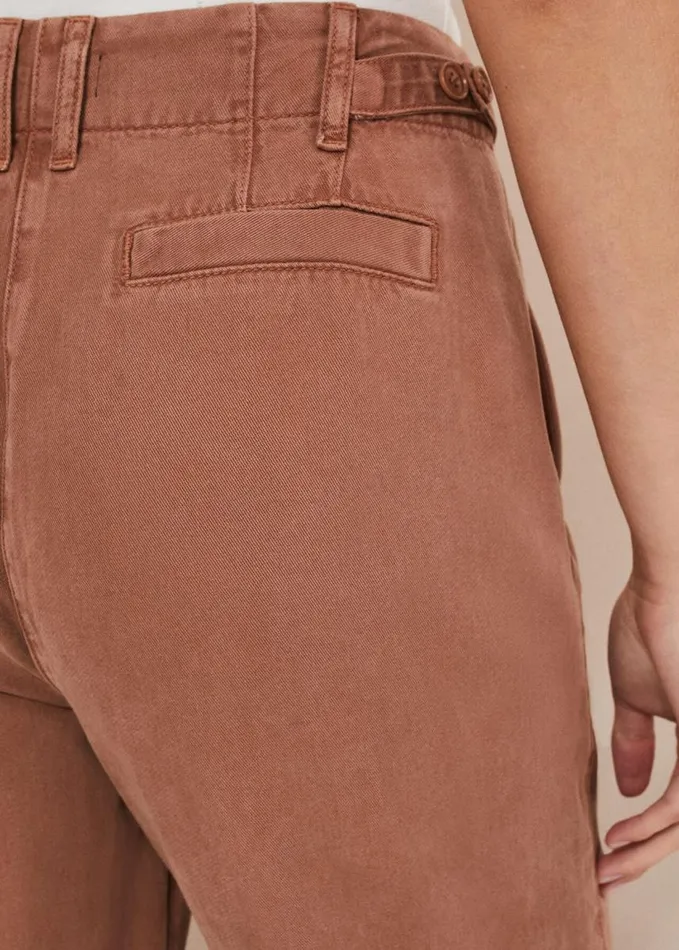 Phase Eight Ivana Relaxed Chino Trouser Chocolate Women Trousers