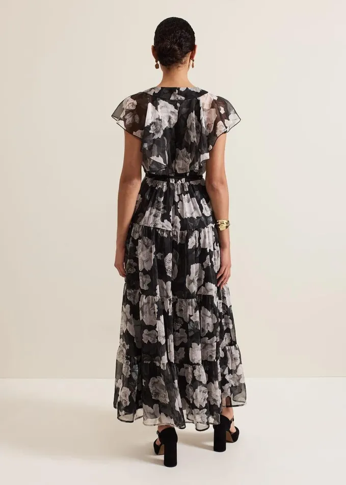 Phase Eight Jordine Floral Print Midaxi Dress Multicoloured Women Dresses