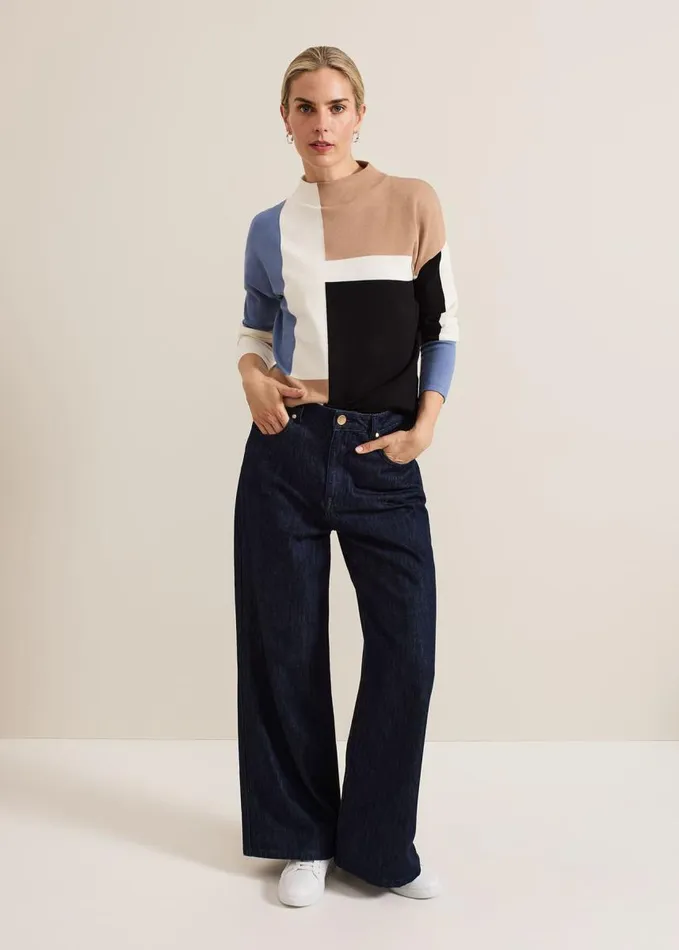 Phase Eight Kamila Colourblock Jumper Multicoloured Women Knitwear