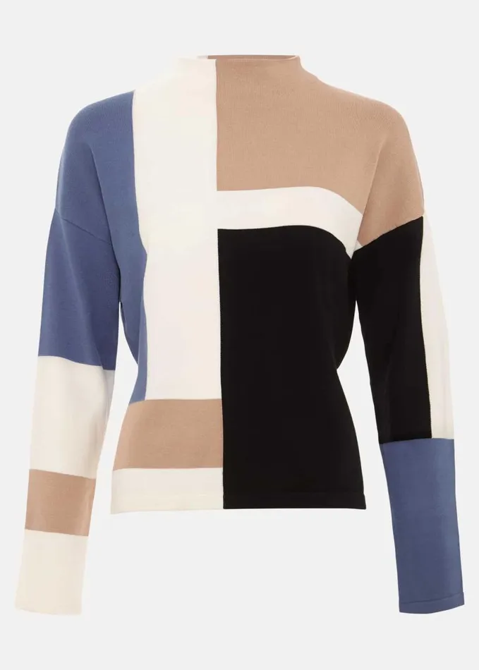 Phase Eight Kamila Colourblock Jumper Multicoloured Women Knitwear