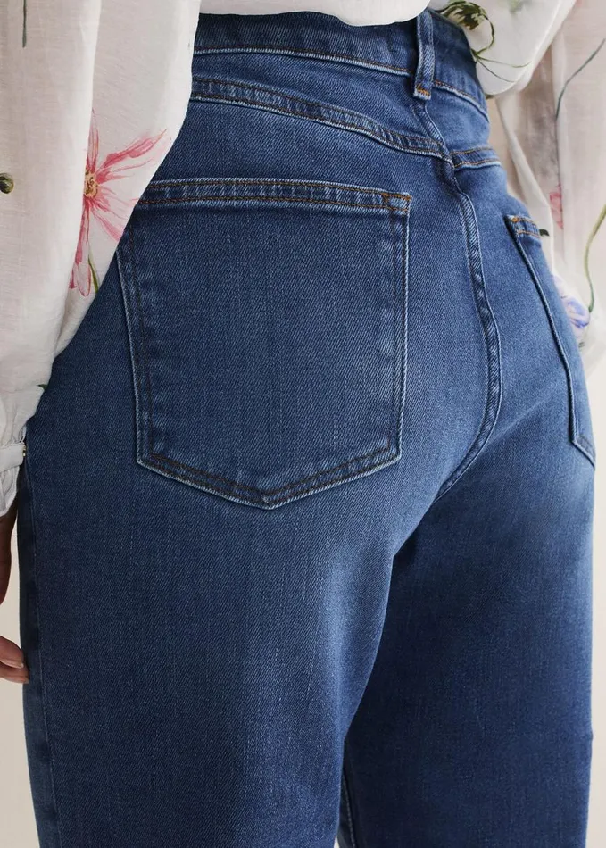 Phase Eight Karlie Straight Leg Jeans Mid Wash Women Trousers