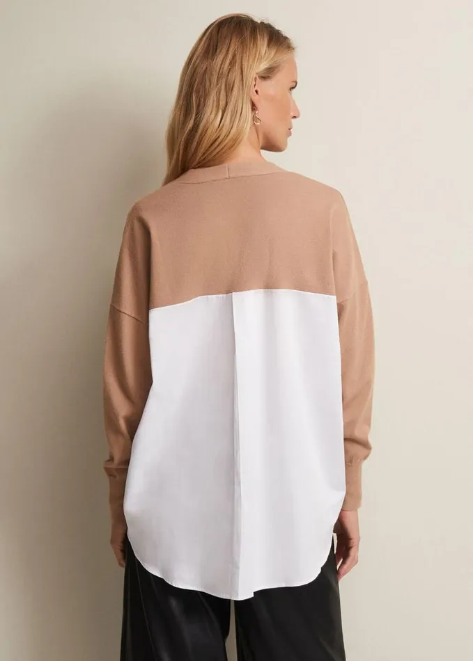 Phase Eight Kienna Fine Knit Shirt Jumper Multicoloured Women Knitwear