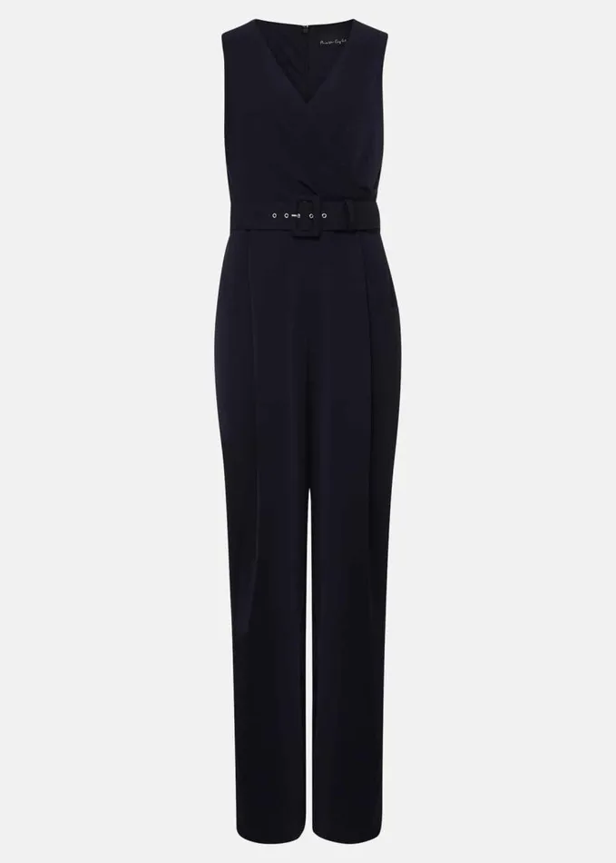 Phase Eight Lissia Navy Wide Leg Jumpsuit Navy Women Dresses