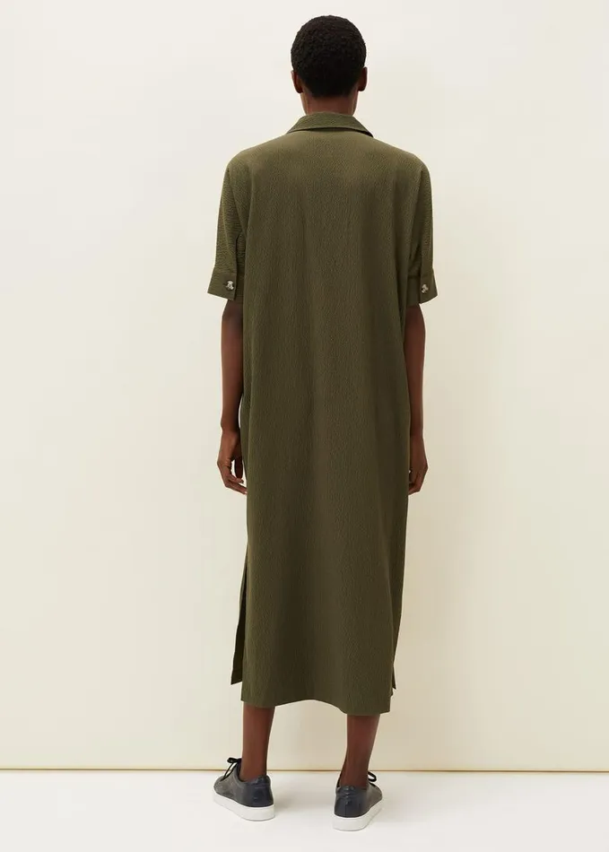 Phase Eight Lucina Midaxi Shirt Dress Khaki Women Dresses