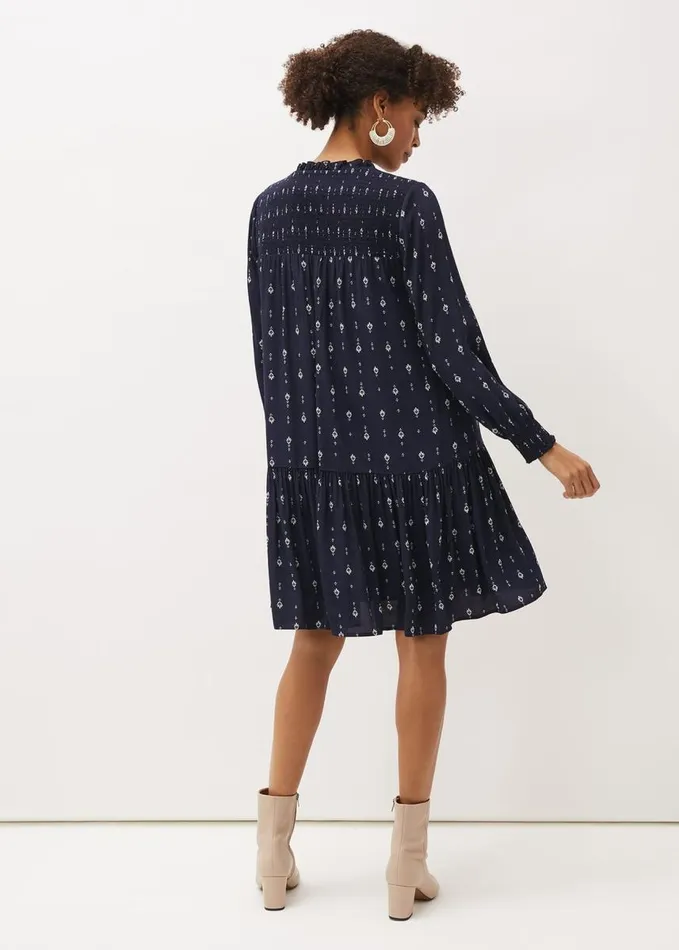Phase Eight Magda Geometric Print Swing Dress Multicoloured Women Dresses