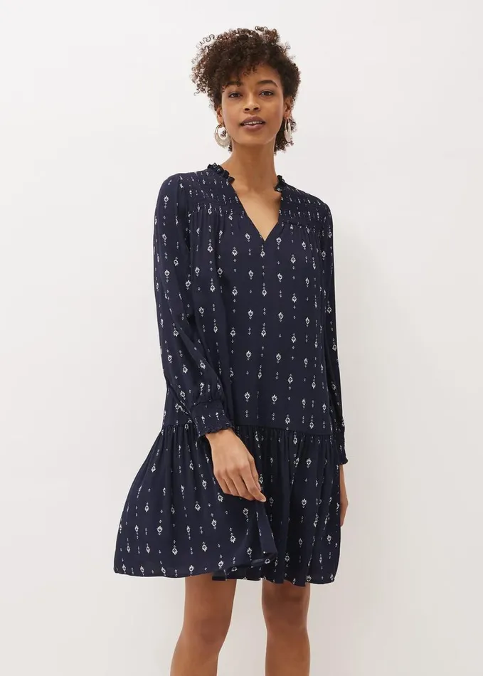 Phase Eight Magda Geometric Print Swing Dress Multicoloured Women Dresses