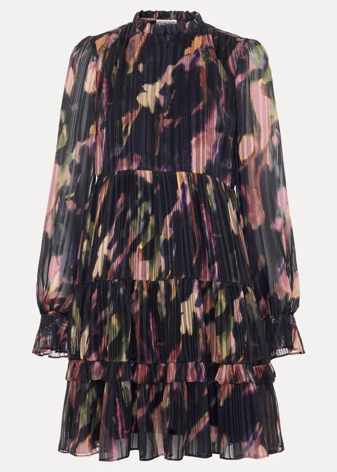 Phase Eight Martina Swing Mini Dress Blackmulti Women Dresses