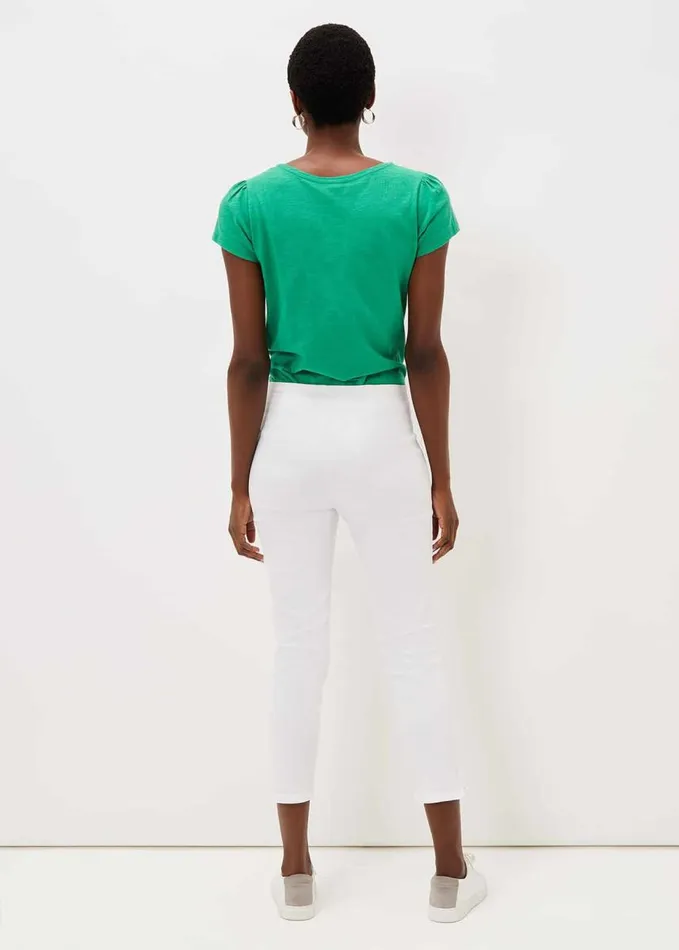 Phase Eight Miah Cropped Jegging White Women Trousers