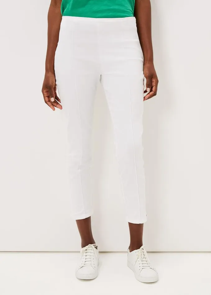 Phase Eight Miah Cropped Jegging White Women Trousers