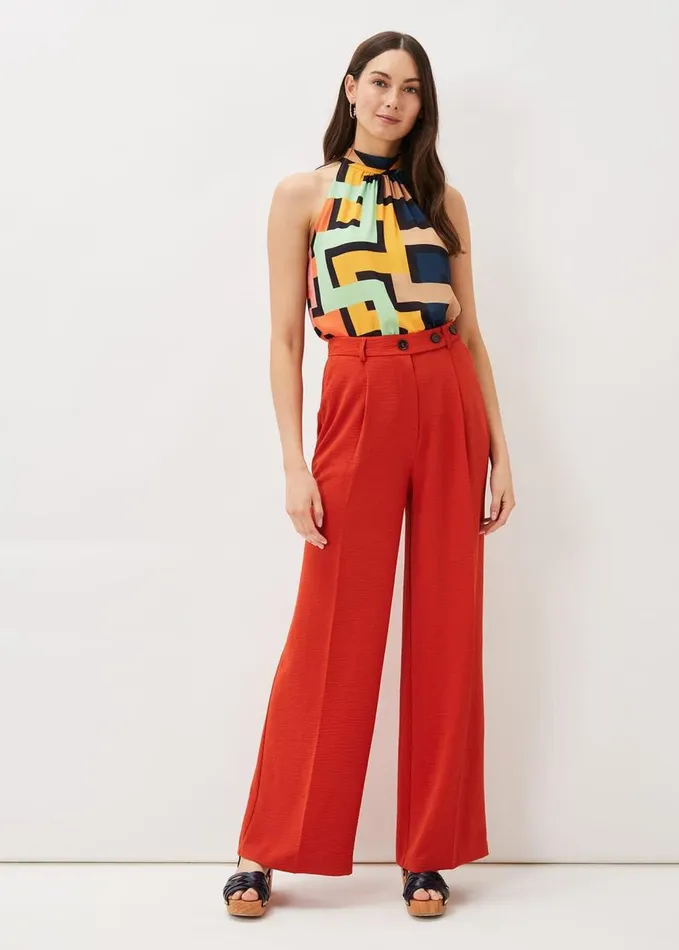 Phase Eight Milano Sleeveless Print Blouse Dark Multi Women Shirts and Blouses
