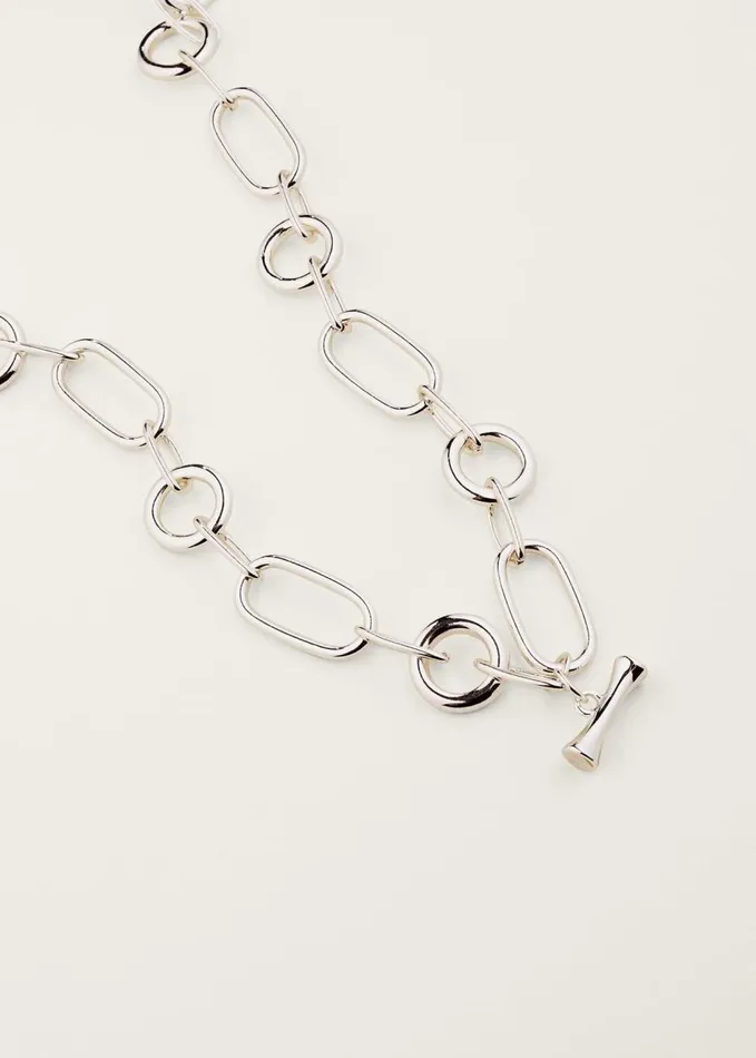 Phase Eight Miranda Silver Chain Necklace Silver Women Jewellery
