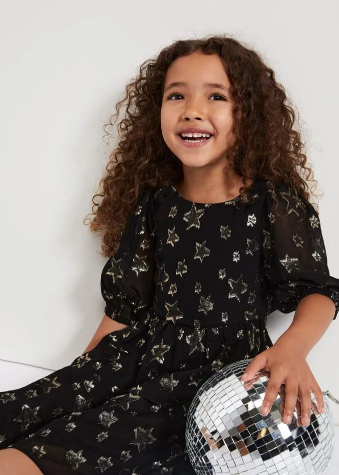 Phase Eight Nala Black Sparkly Smock Dress Black Women Childrenswear