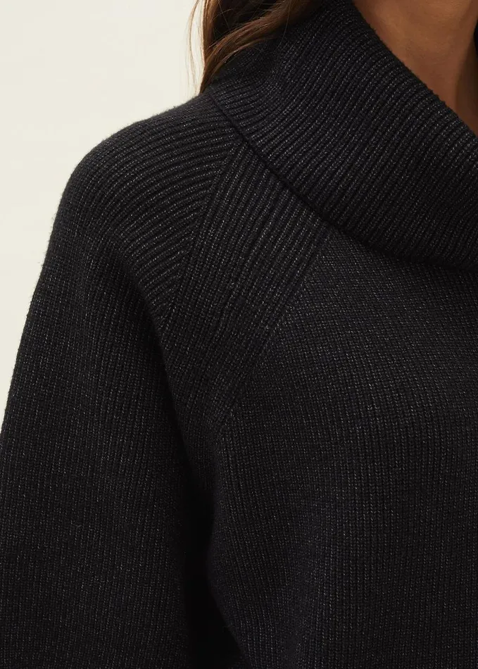 Phase Eight Nisha Roll Neck Jumper Dress Charcoal Women Dresses