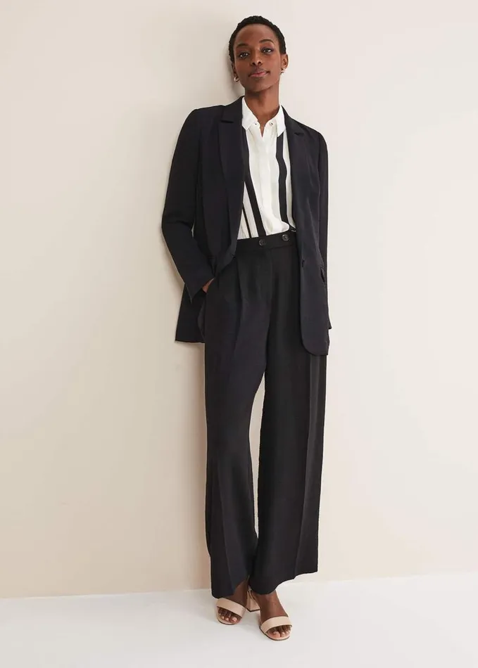 Phase Eight Opal Black Blazer Black Women Coats