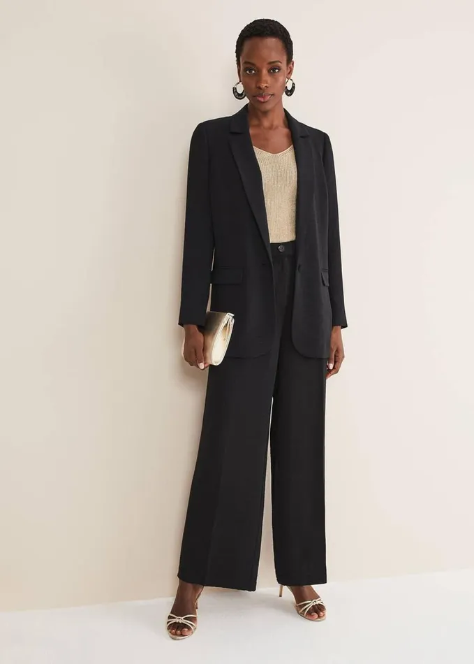 Phase Eight Opal Black Blazer Black Women Coats