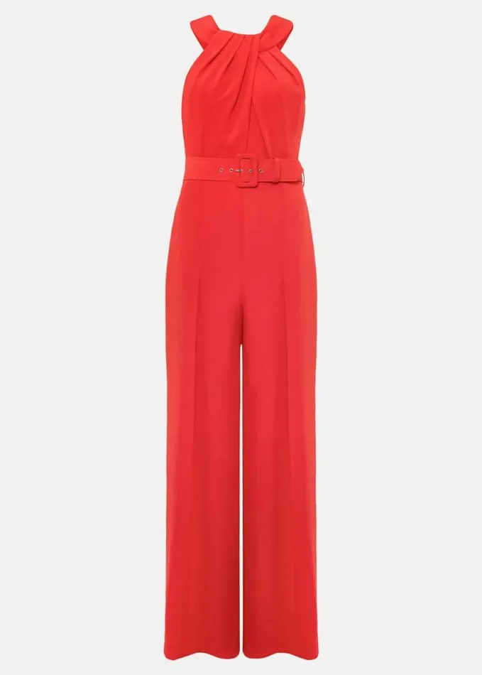 Phase Eight Orla Twist Neck Jumpsuit Fire Women Dresses