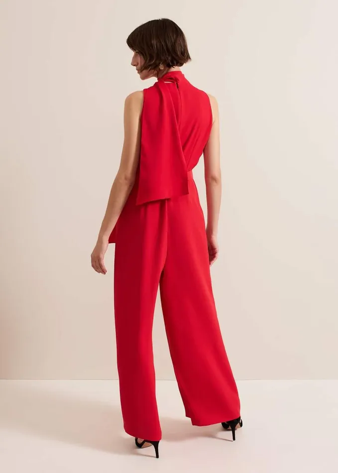 Phase Eight Petite Elika Red Jumpsuit Red Women Dresses