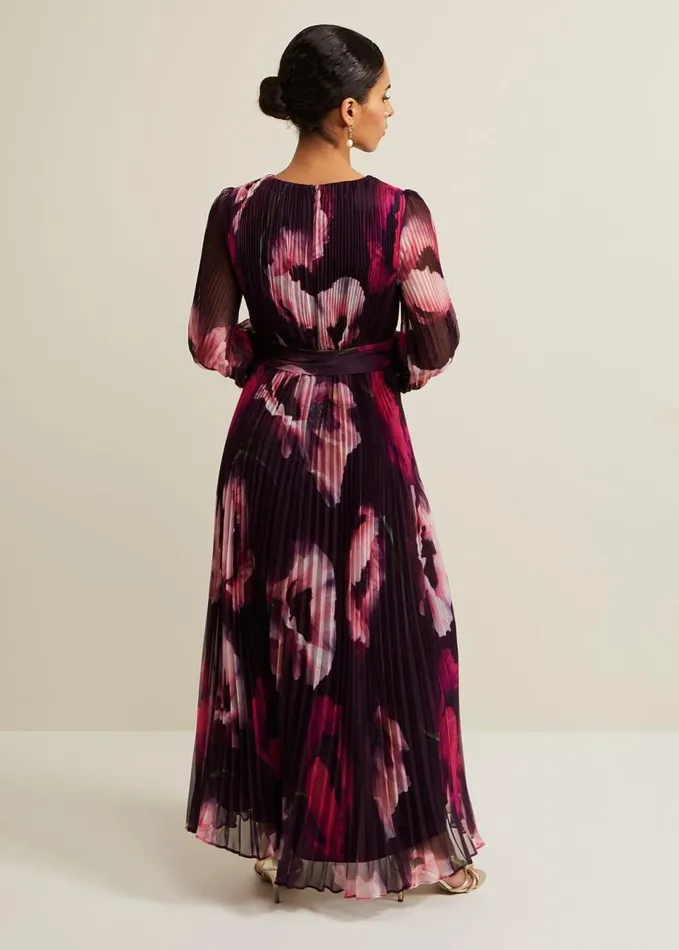 Phase Eight Petite Isadora Rose Printed Maxi Dress Multicoloured Women Petite Dresses