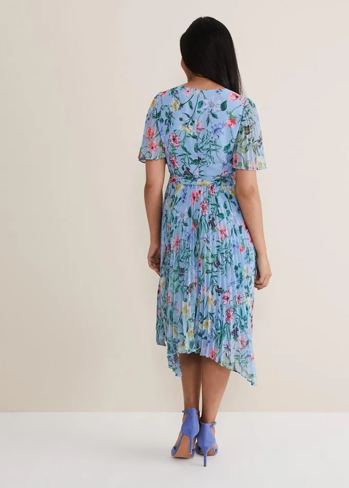 Phase Eight Petite Kendall Floral Midi Dress Multicoloured Women Dresses