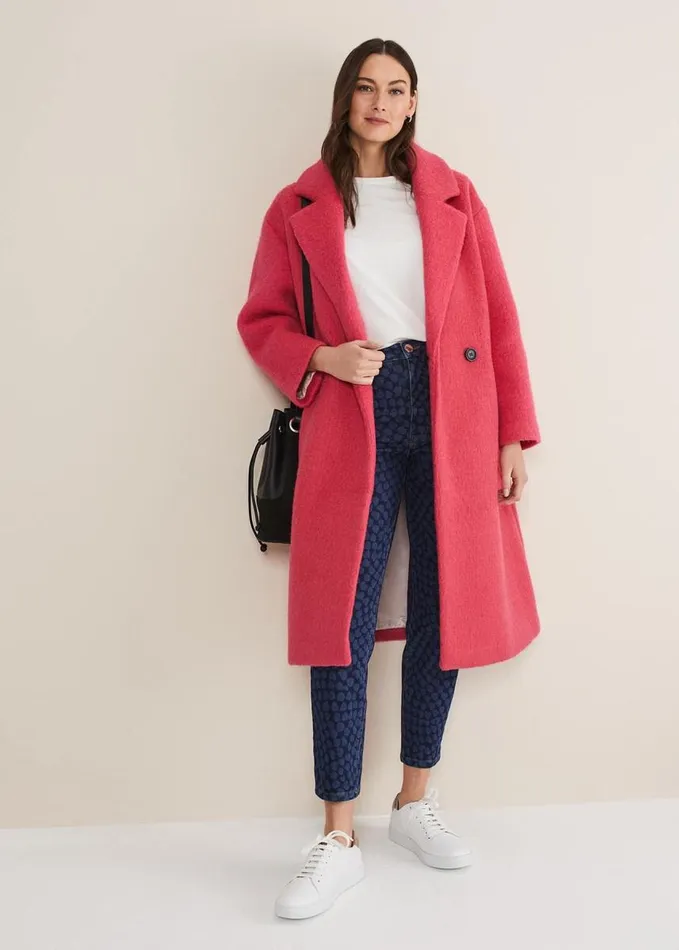 Phase Eight Petra Heart Straight Leg Jeans Mid Blue Women Trousers