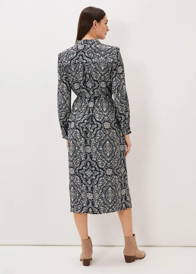 Phase Eight Polly Paisley Print Midi Dress Multicoloured Women Dresses