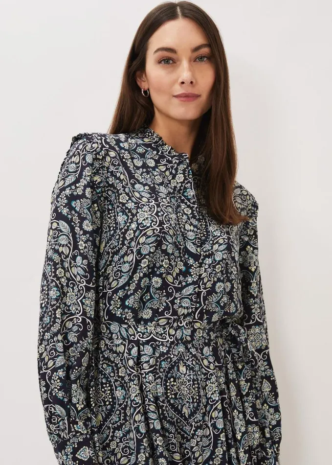 Phase Eight Polly Paisley Print Midi Dress Multicoloured Women Dresses