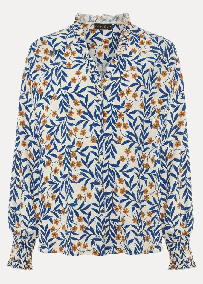 Phase Eight Poppy Floral Blouse Creammulti Women Shirts and Blouses