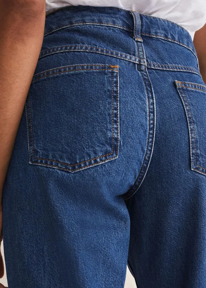 Phase Eight Prue Mom Jeans Mid Wash Blue Women Trousers