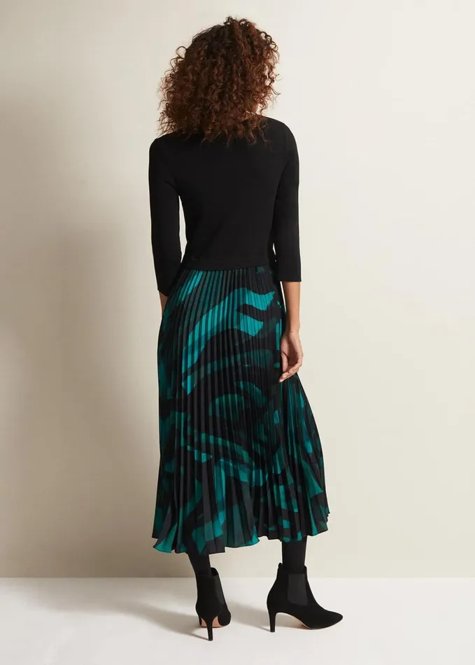 Phase Eight Sia Swirl Print Midi Dress Multicoloured Women Dresses