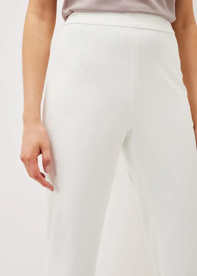 Phase Eight Solange Flared Suit Trousers Ivory Women Trousers