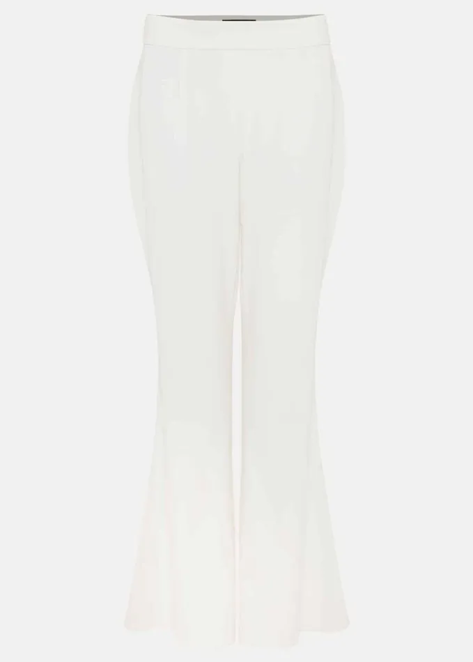 Phase Eight Solange Flared Suit Trousers Ivory Women Trousers