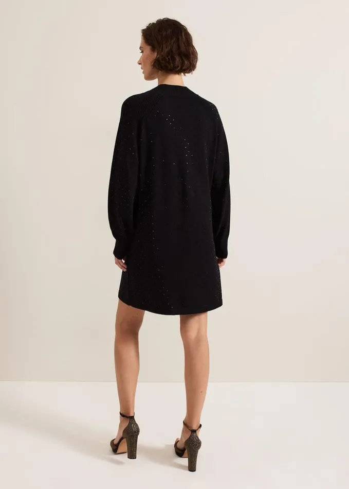 Phase Eight Tala Black Short Hotfix Dress Black Women Dresses