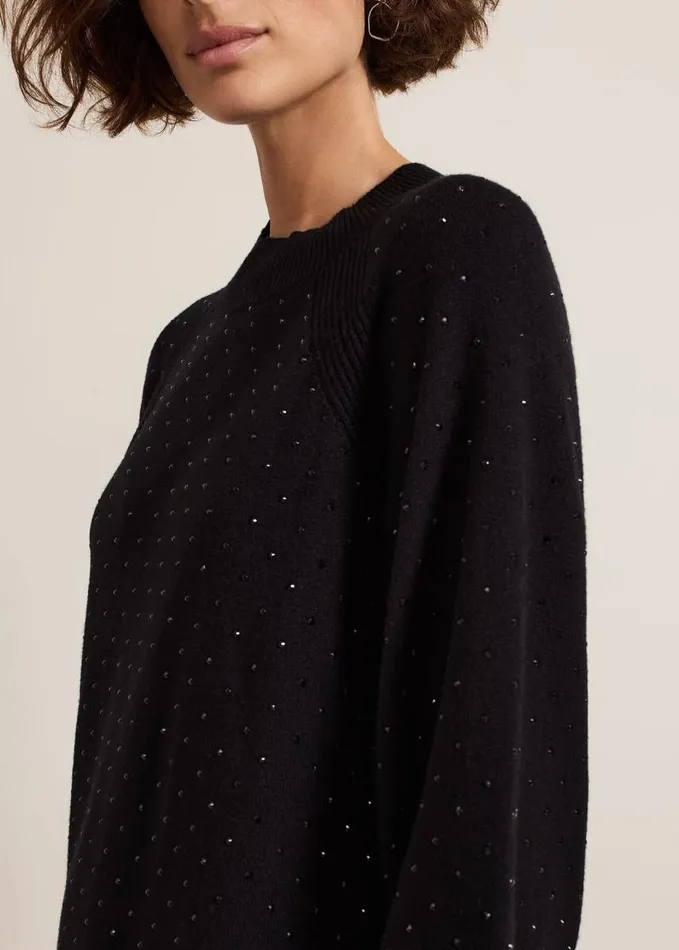 Phase Eight Tala Black Short Hotfix Dress Black Women Dresses