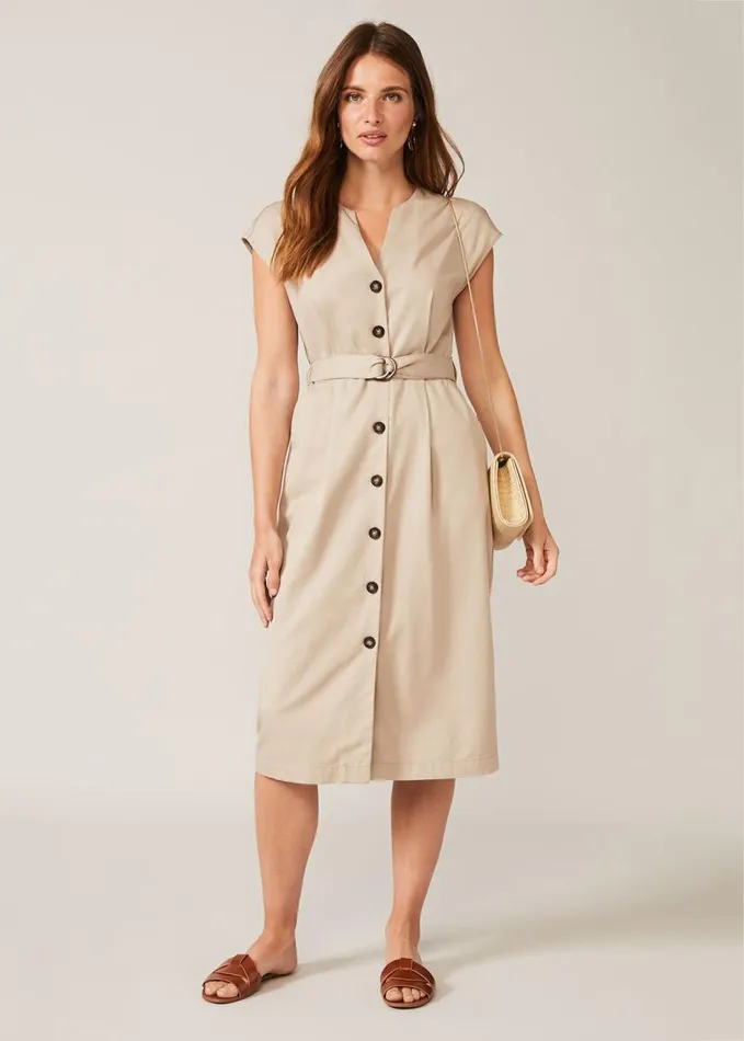 Phase Eight Tansey Dress Stone Women Dresses