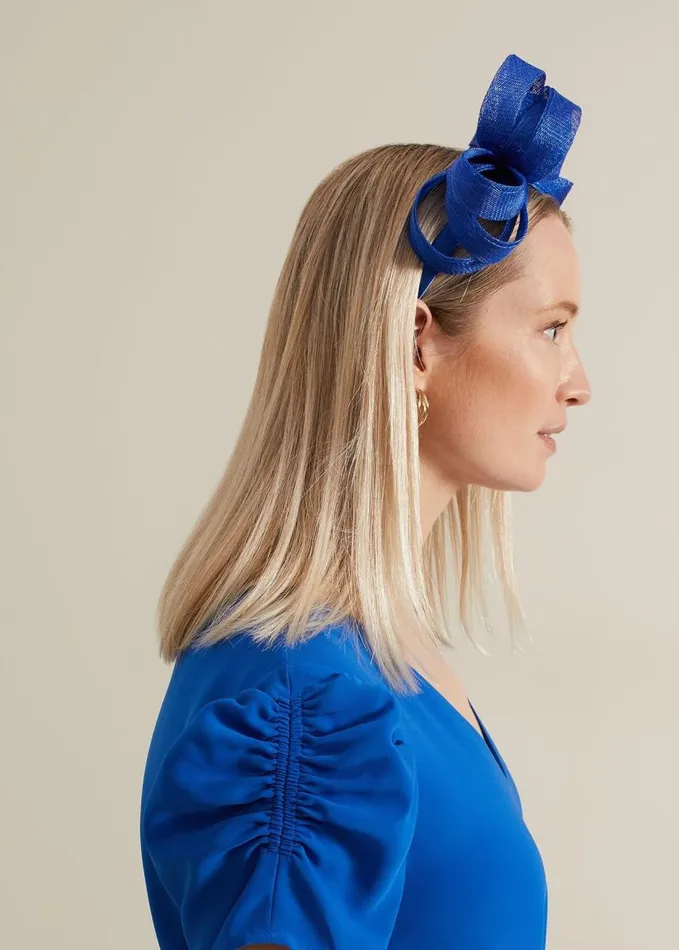 Phase Eight Twist Detail Headband Cobalt Women Fascinators and Hats