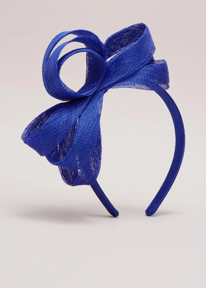 Phase Eight Twist Detail Headband Cobalt Women Fascinators and Hats