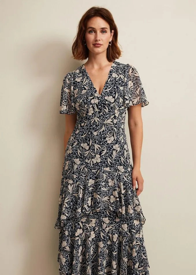 Phase Eight Tyanna Floral Maxi Dress Multicoloured Women Dresses