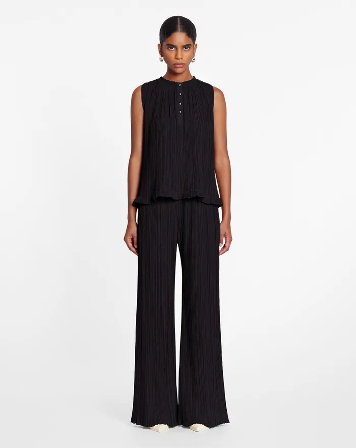 Pleated Pants Black Women Lanvin Pants