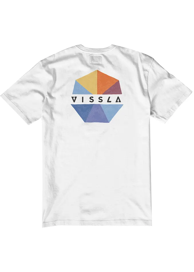 Premium Tees Spectrum Ii Ss Pkt Tee White 8211 Vissla Men