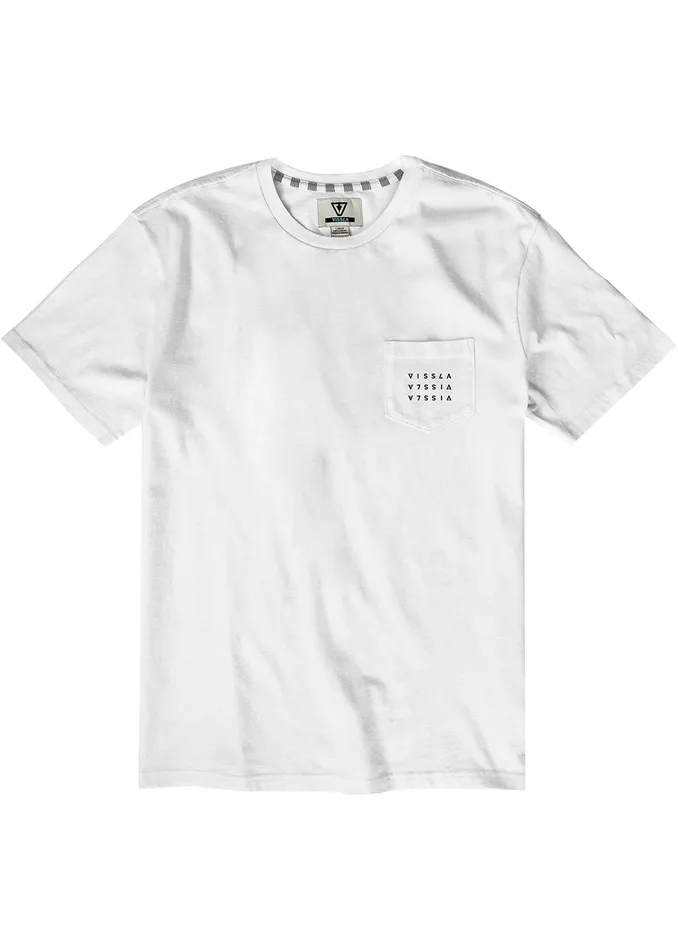 Premium Tees Spectrum Ii Ss Pkt Tee White 8211 Vissla Men Premium Tees Spectrum Ii Ss Pkt Tee White 8211 Vissla Men