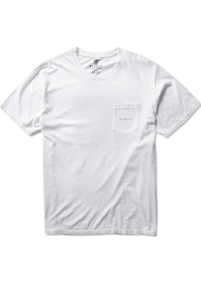Premium Tees Vintage Vissla Premium Pkt Tee White 8211 Vissla Men