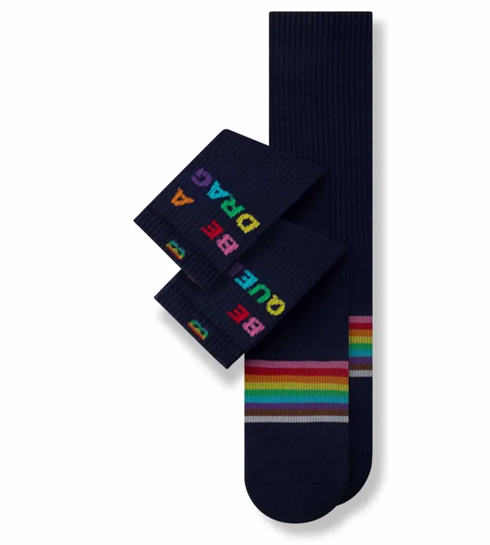 Pride Cushion Crew Navy Socks 1 Pack Men Pair Of Thieves Crew