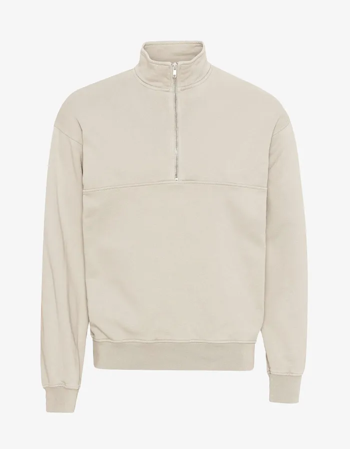 Quarter Zips Organic Quarter Zip 8211 Ivory White Colorfulstandard Women
