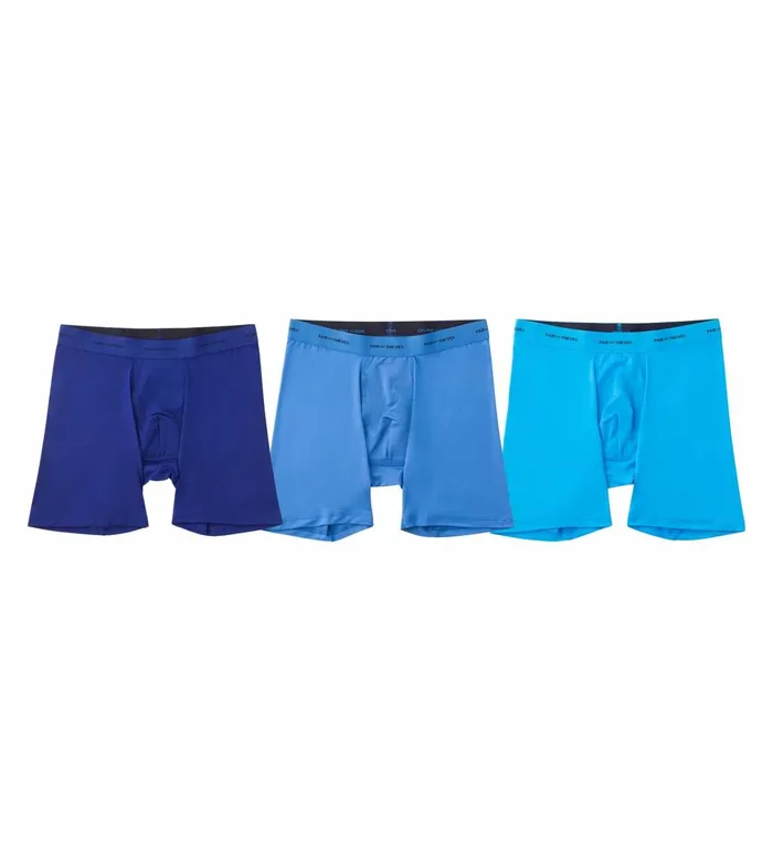 Quick Dry Action Blend Long Boxer Briefs Blue Underwear 3 Pack Men Pair Of Thieves Long Boxer Briefs Quick Dry Action Blend Long Boxer Briefs Blue Underwear 3 Pack Men Pair Of Thieves Long Boxer Briefs