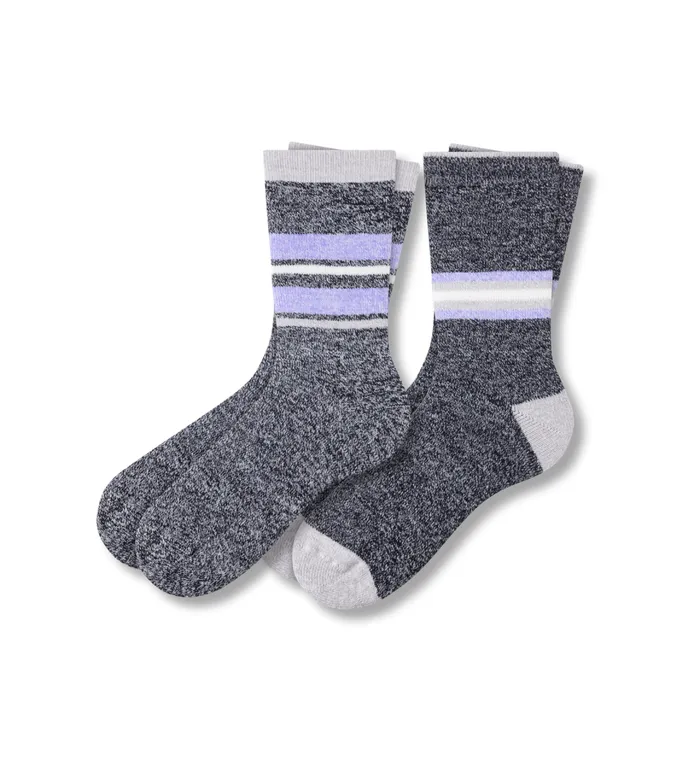 Ready For Everything Cozy Crew Black Socks 2 Pack 1051790001 Men Pair Of Thieves Crew