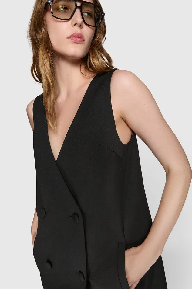 Rebecca Minkoff Amelia Blazer Dress Black Women Dresses